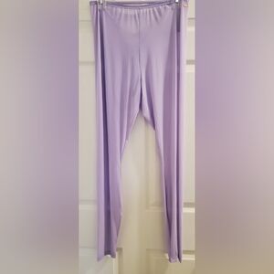 Savage × Fenty crotchless lingerie mesh leggings With Criss-cross Back